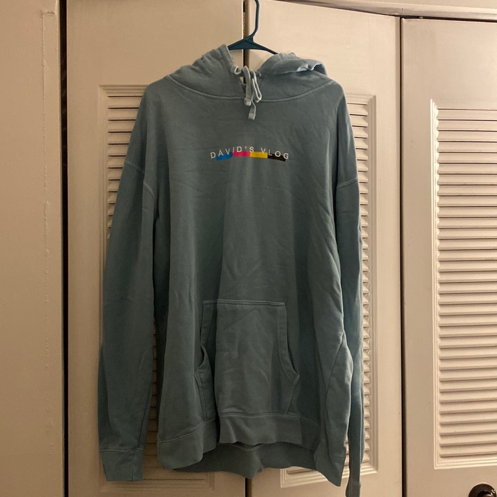 Teal David Vlogs Sweatshirt